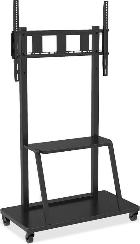Mbajtëse dyshemeje për TV/Monitor Techly ICA-TR30, me rrota, VESA 1200x600, 55-100", 150 kg, e zezë
