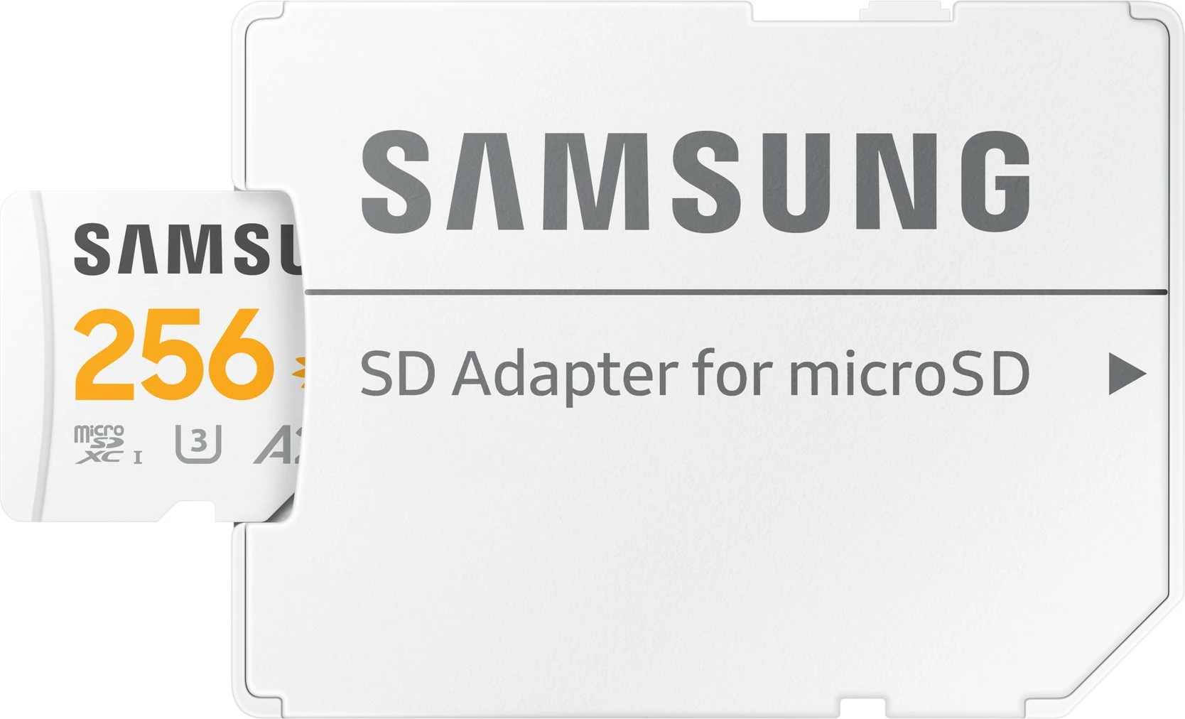 MicroSDXC Samsung PRO Plus Sonic Tails 256GB, UHS-I, A2, U3, V30, bardhë