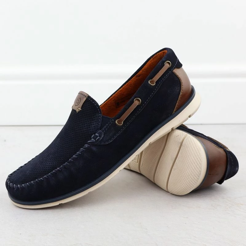 Këpucë lifestyle për meshkuj Bugatti, navy [Madhësia: 41]