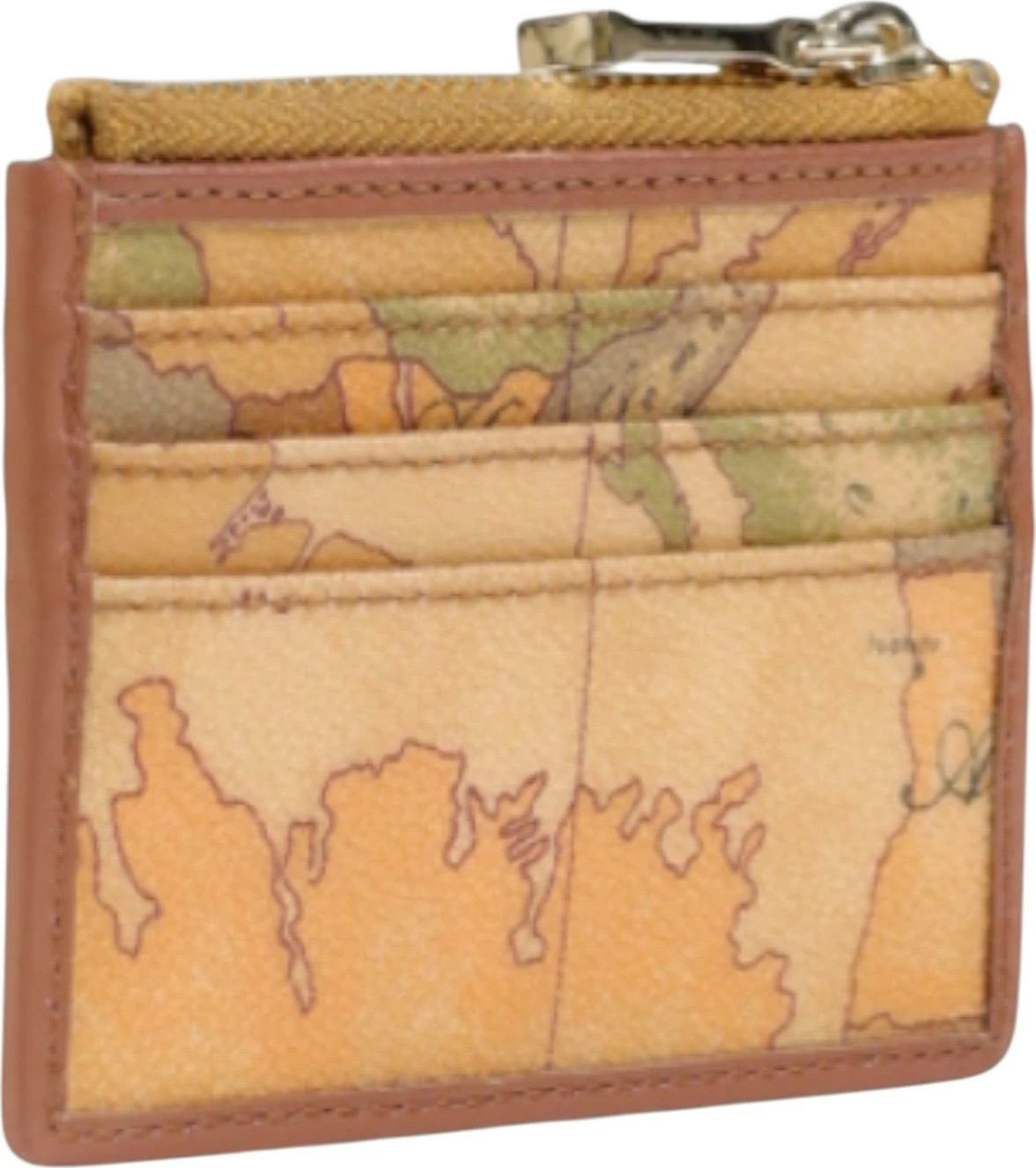 Portofol i vogël për femra Alviero Martini Prima Classe CARDS COINS HOLDER C W373 6000, bezhë e errët