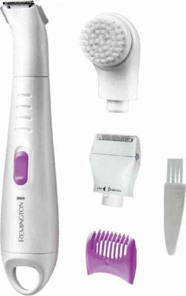 Makinë rroje për bikini Remington Ultimate Bikini Kit WPG4035, Wet & Dry, bateri 30 min, e bardhë, set