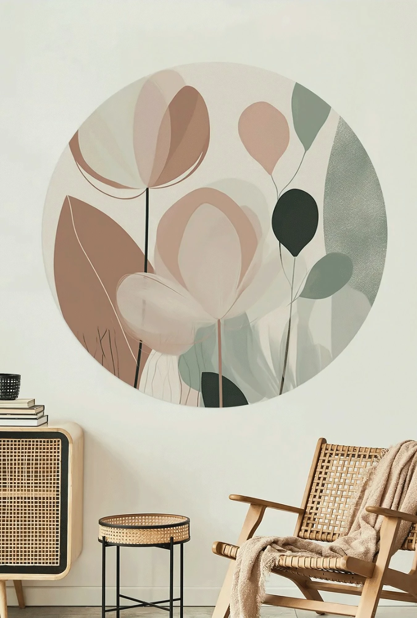 Sticker dekorativ për mur, Wallity, ERSYSTCKR7