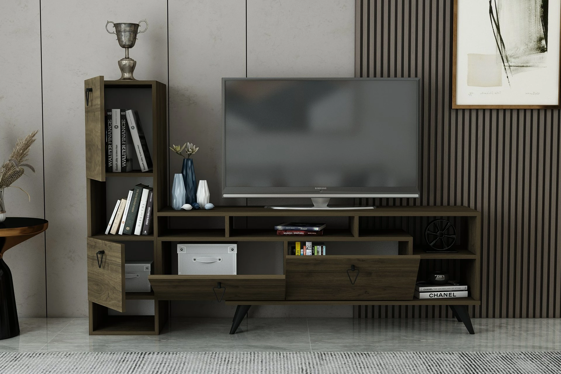 Komodë TV Hanah Home, ngjyrë arre, Emmy