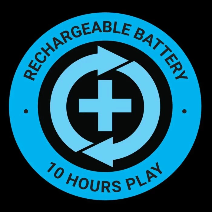 Kufje wireless SANDBERG HeroBlaster 126-42, Bluetooth 5.4, 50 mm driver, me mikrofon të ndashëm, AUX 3.5 mm, RGB, të zeza, set 5 copë