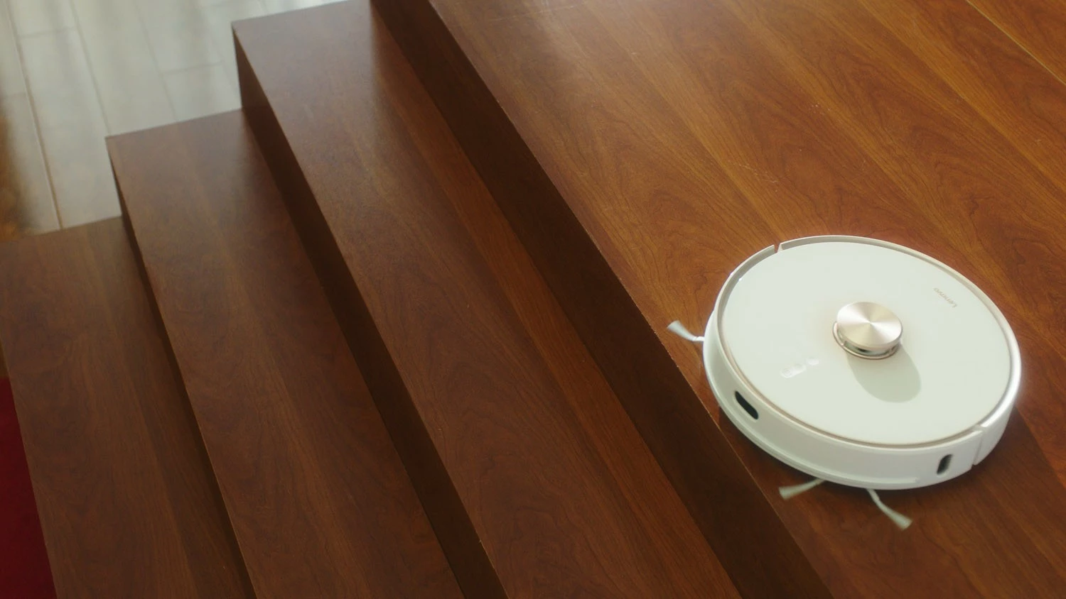 Fshesë robotike Lenovo T1S, pa qese, HEPA, e bardhë