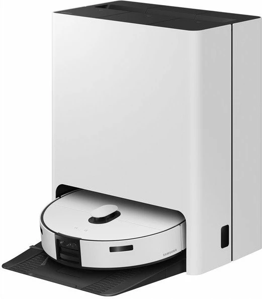 Robot fshesë Samsung Bespoke Jet Bot Combo AI Steam VR7MD97714G/GE, 6000 Pa, me larje & avull, Wi‑Fi, me stacion zbrazjeje, i bardhë