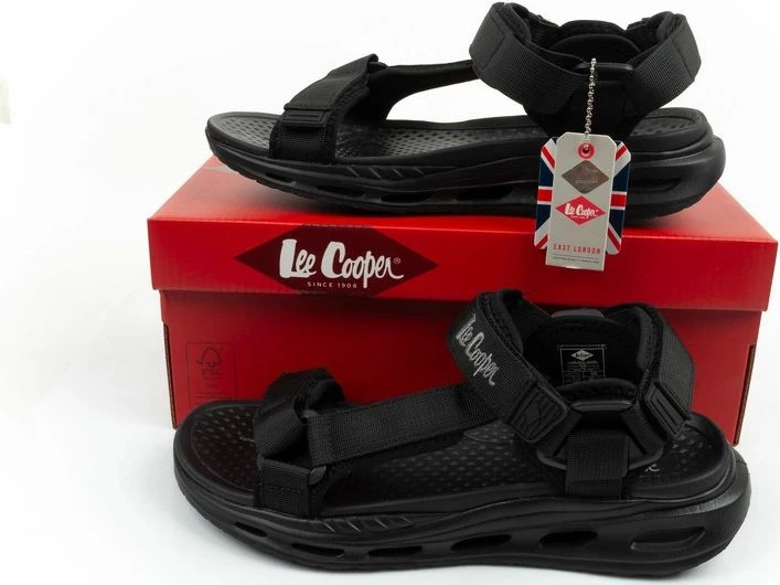 Sandale për meshkuj Lee Cooper, të zeza