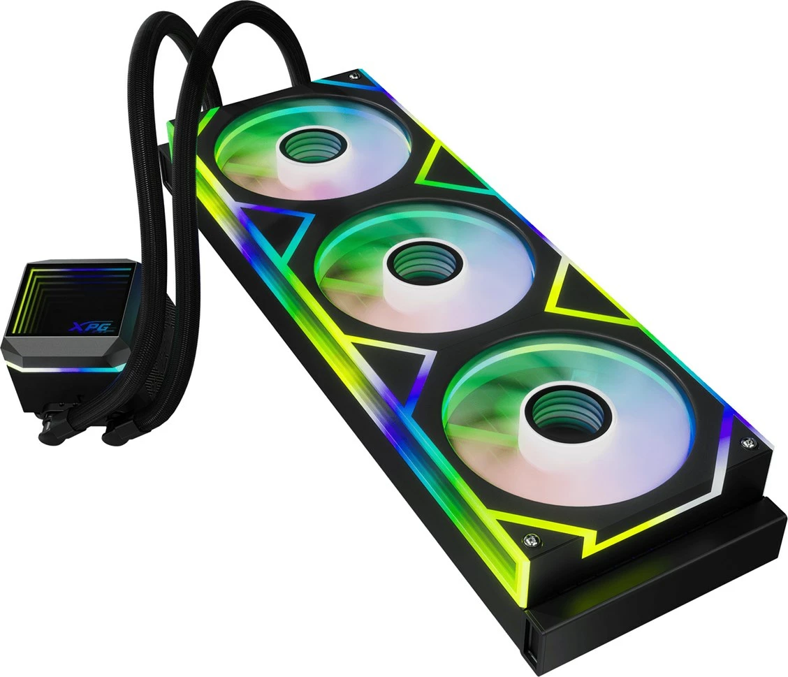 Ftohës me ujë all-in-one XPG LEVANTE II 360, 3 ventilatorë 12 cm, i zi