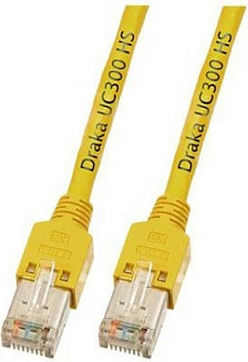Kabllo rrjeti EFB Elektronik Draka UC300 TM11, RJ45 Cat5e SF/UTP, 1m, e verdhë