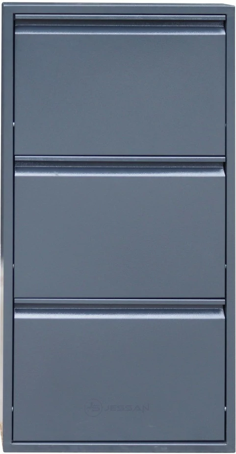 Dollap këpucësh Skye Decor, gri e çelët, Js1035