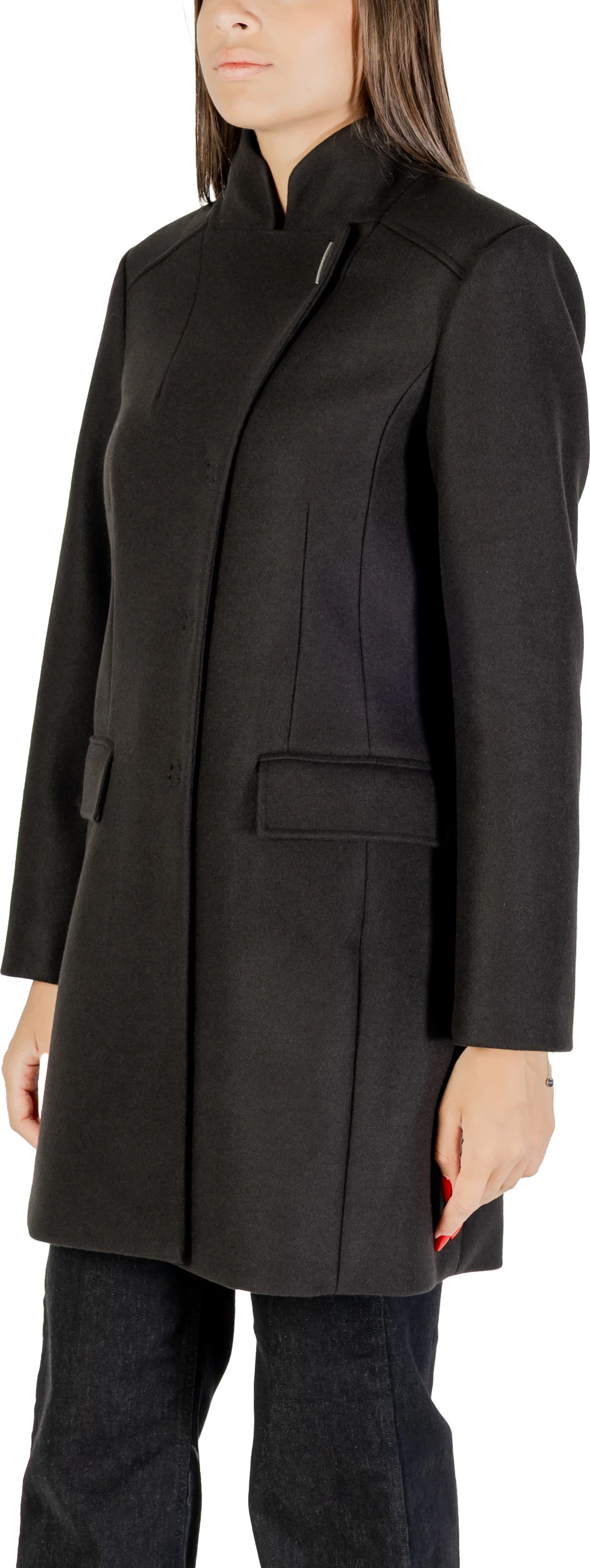 Pallto për femra Liu Jo TS.ELEGANCE MF5119 J4873, e zezë [Madhësia: L]