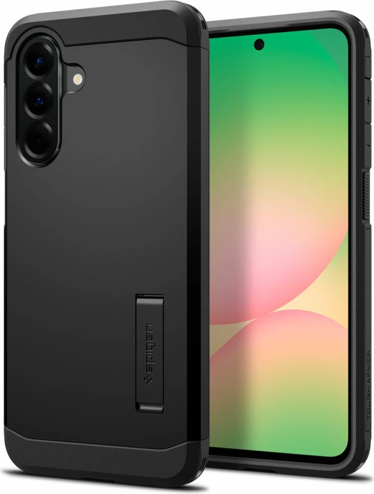 Mbështjellës Spigen Tough Armor për Samsung Galaxy A56 5G, mbrojtje MIL-STD, dy-pjesësh, matte, 1 copë, i zi