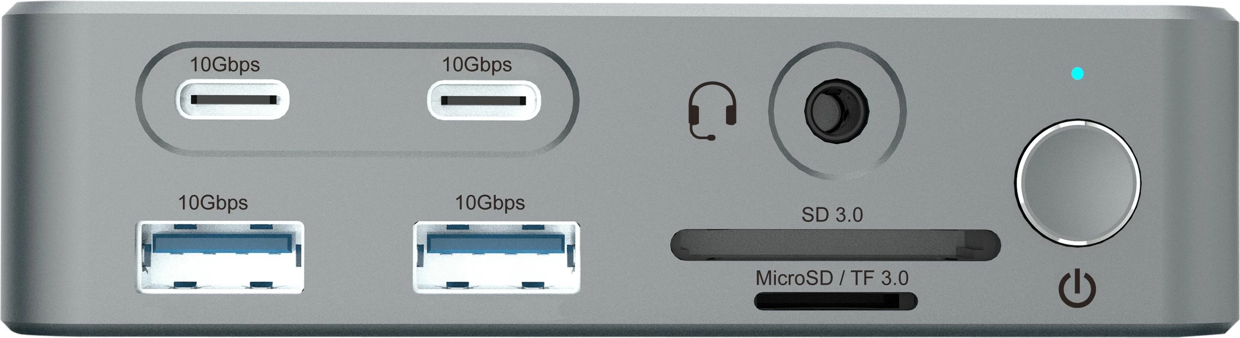 Docking station Conceptronic 15-1 USB-C, 2x HDMI, 2x USB-C, 4x USB-A, 80W, argjend