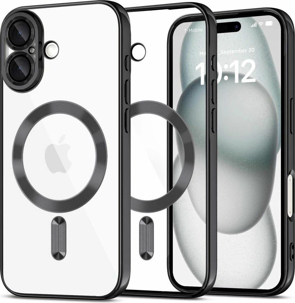 Mbështjellës Tech-Protect MagFlex për iPhone 16, MagSafe, i zi