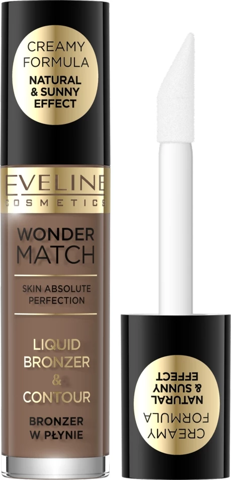 Bronzer i lëngshëm për femra Eveline Cosmetics Wonder Match 02, 4.5ml