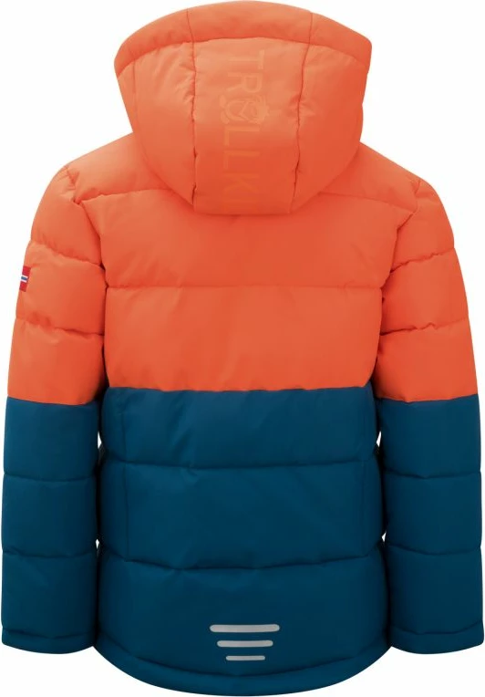 Jakne për fëmijë Trollkids, portokalli/kaltër