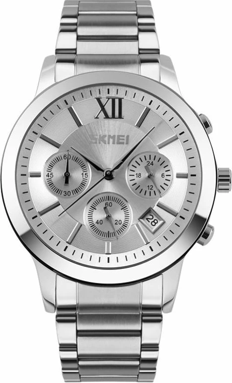 Orë dore për meshkuj Skmei, argjendi