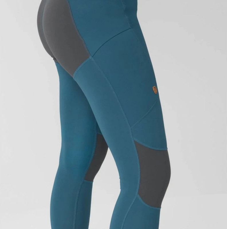 Pantallona të gjata trekking për femra Fjällräven Abisko Trekking Tights Pro, blu