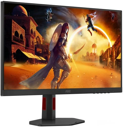 Monitor gaming AOC U27G4R 27" UHD 160Hz / FHD 320Hz IPS 1ms HDR400, e zezë/e kuqe