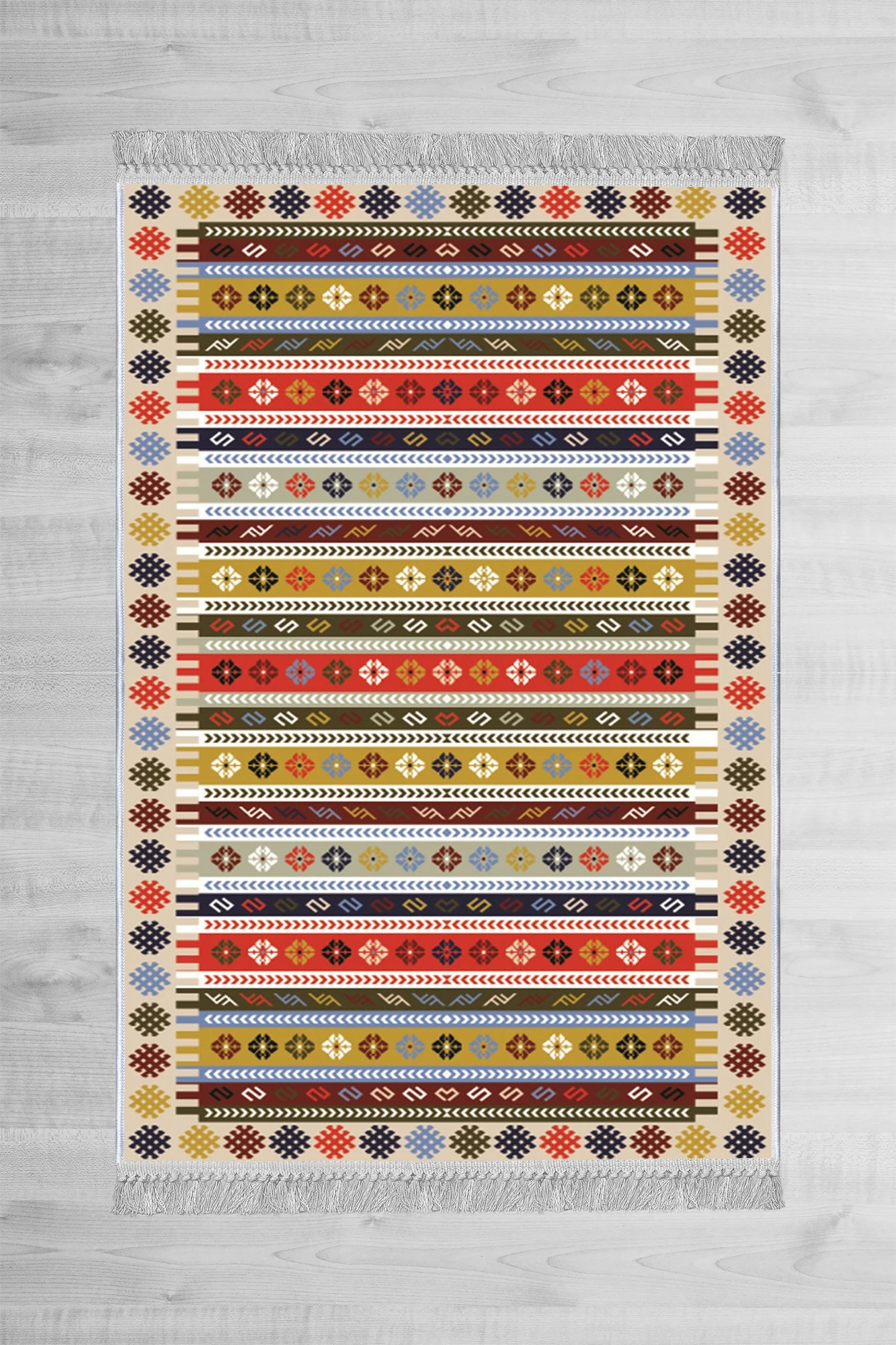 Qilim Velvet, shumëngjyrësh, 80x120cm, Conceptum Hypnose, Els1781