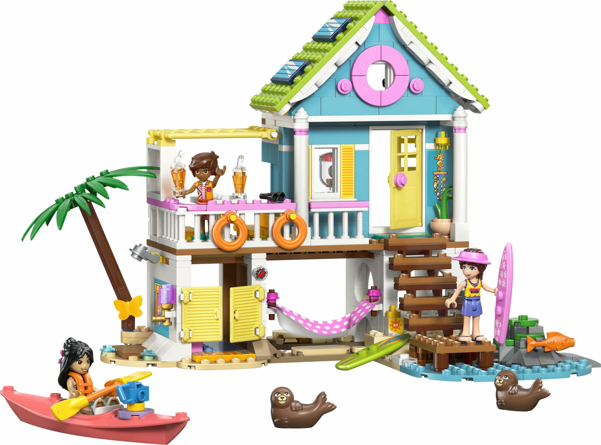 Set LEGO Friends Beach House with Seals 42699, 400 pjesë