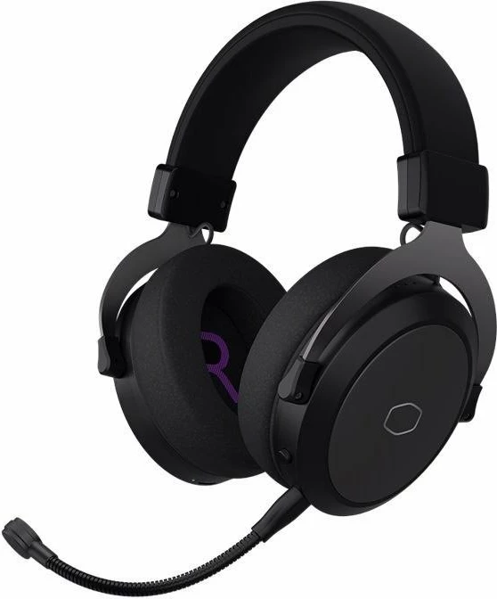 Kufje gaming Cooler Master CH-351 wireless, Bluetooth/2.4GHz/3.5mm, mikrofon i shkëputshëm, RGB, të zeza