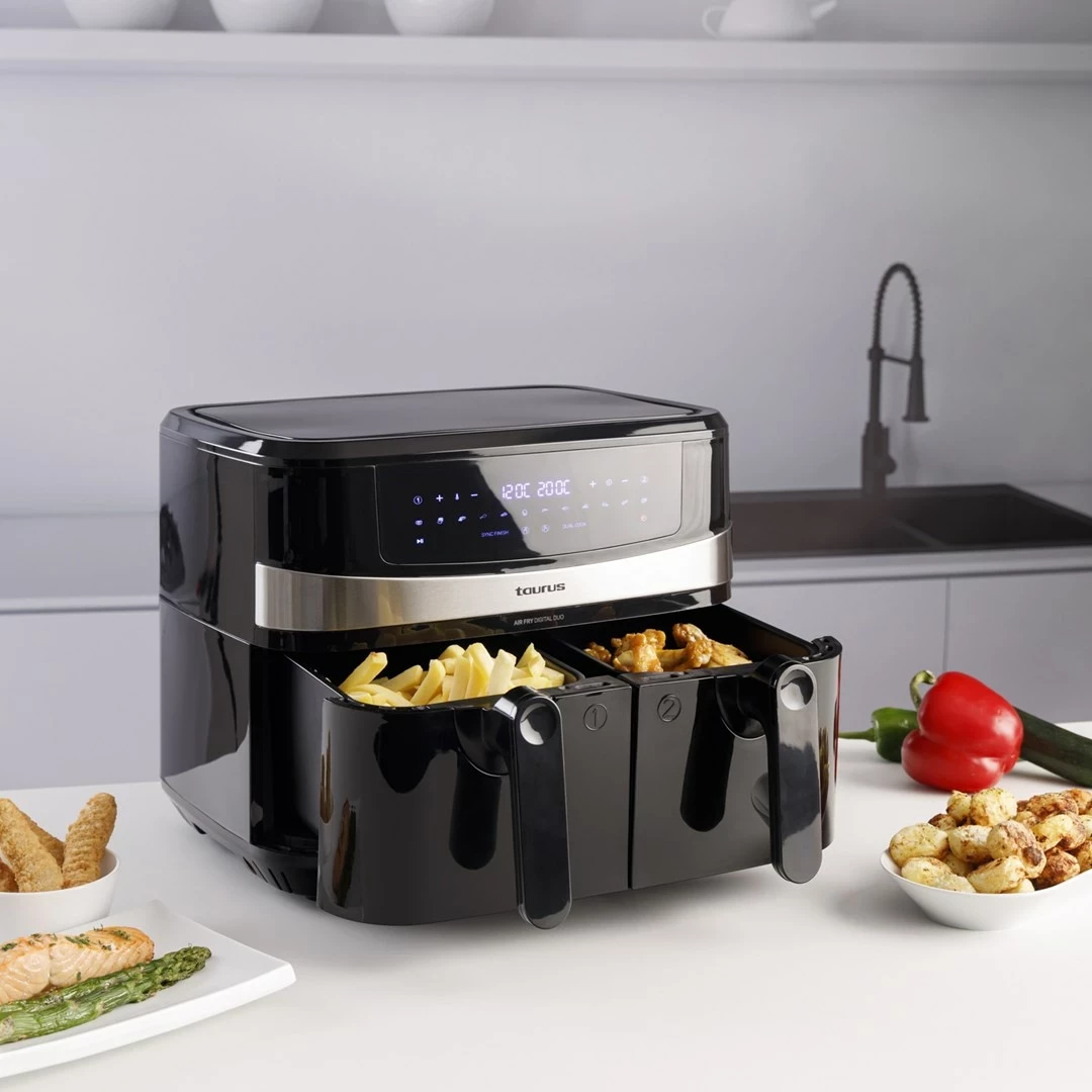 Furrë ajri Taurus Air Fry Digital Duo, 9 L, 2200 W, e zezë