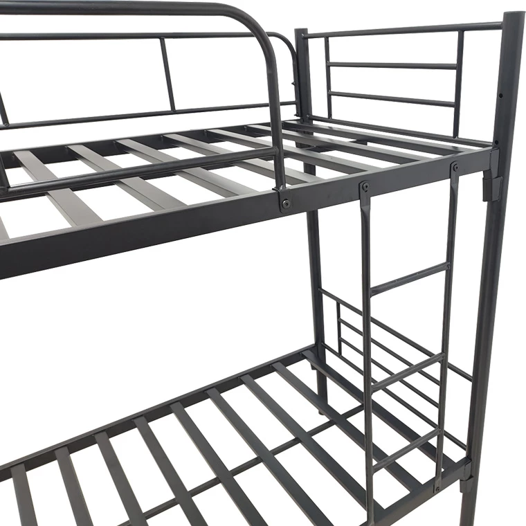 Krevet marinari metalik Belit, ngjyrë e zezë, 90x190cm