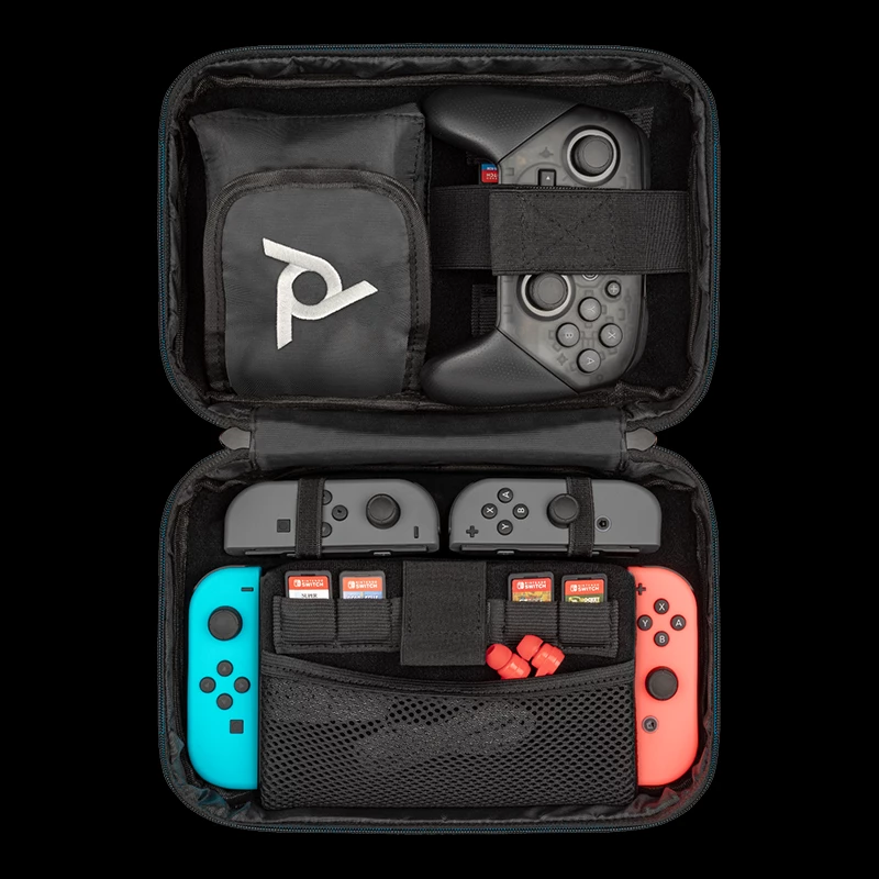 Kasë transportuese PDP Mario për Nintendo Switch/Switch Lite/Switch OLED, kuqe/blu