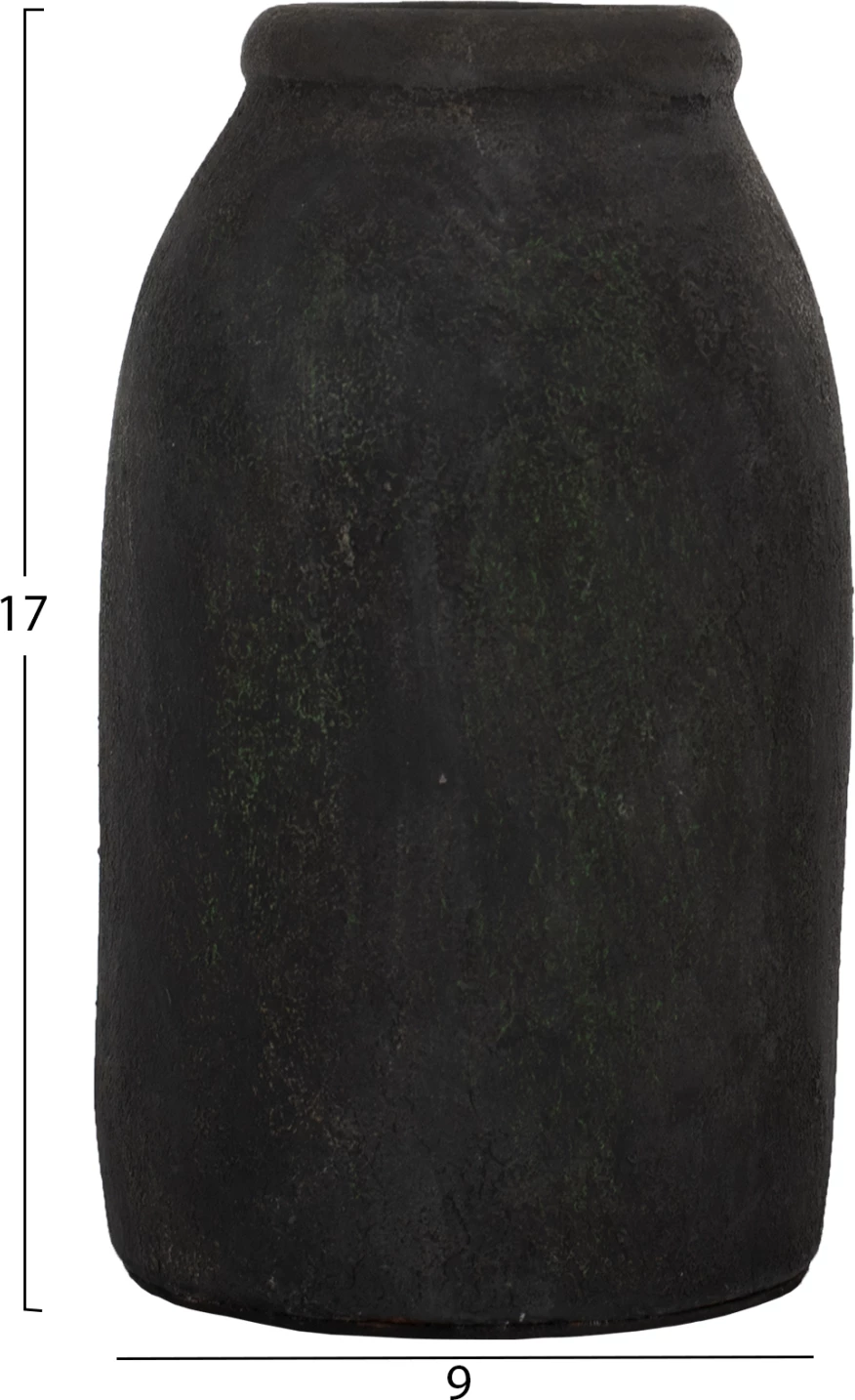 Vazo dekorative 3 copë, FH7711, ngjyrë gri fosile