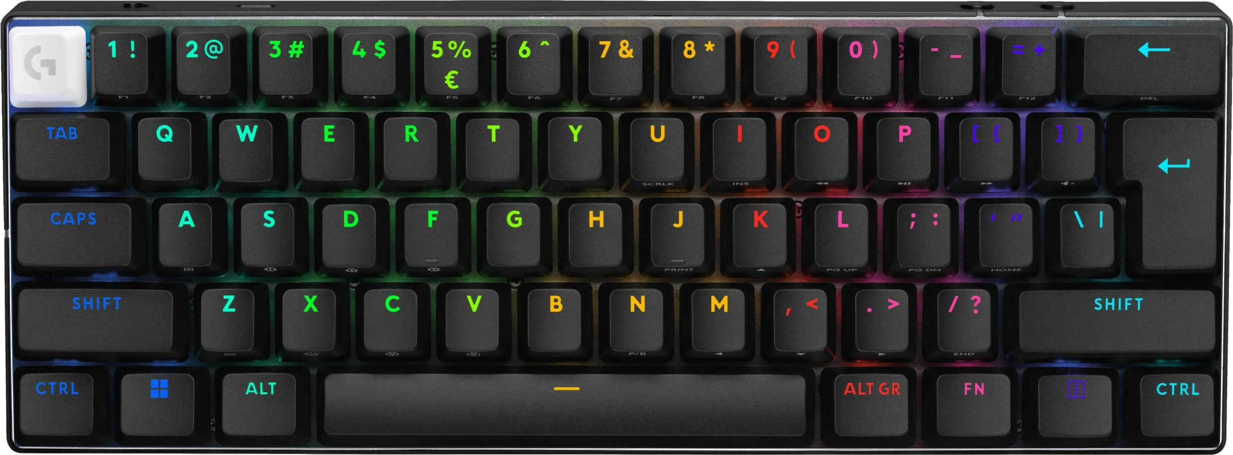 Tastierë mekanike Logitech G 920-011911, RGB LED, QWERTY, e zezë