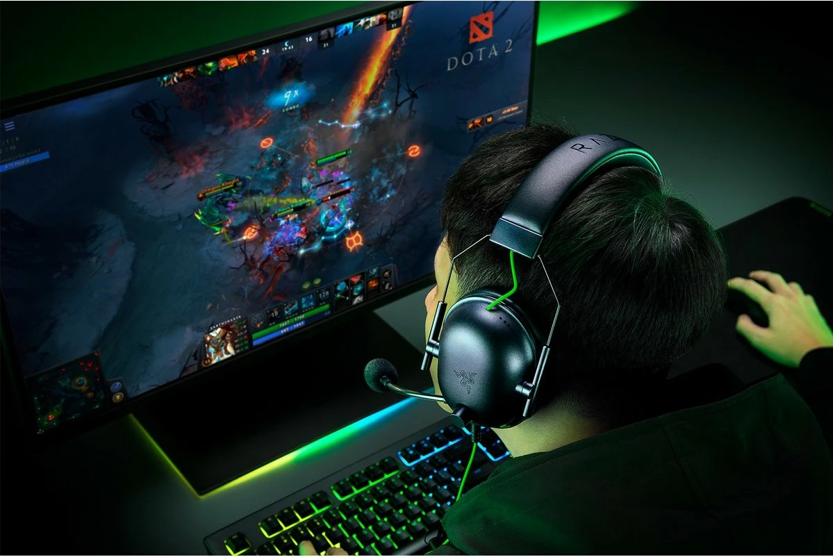 Kufje Razer Blackshark V2 X, Wired, Gaming, 240 g, E zezë, E gjelbër