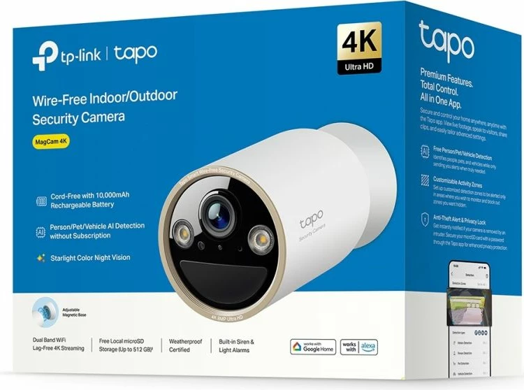 Kamerë sigurie TP-LINK Tapo C460, e bardhë