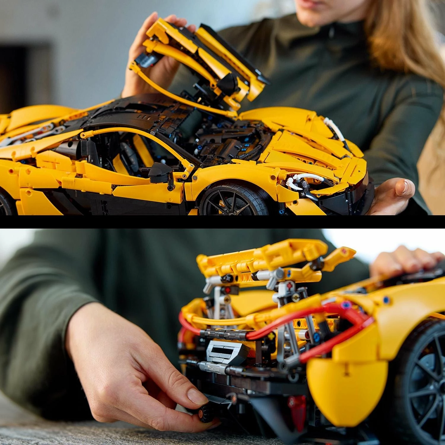 Set LEGO Technic McLaren P1 42172, 3893 copë, shkallë 1:8, 18+, portokalli