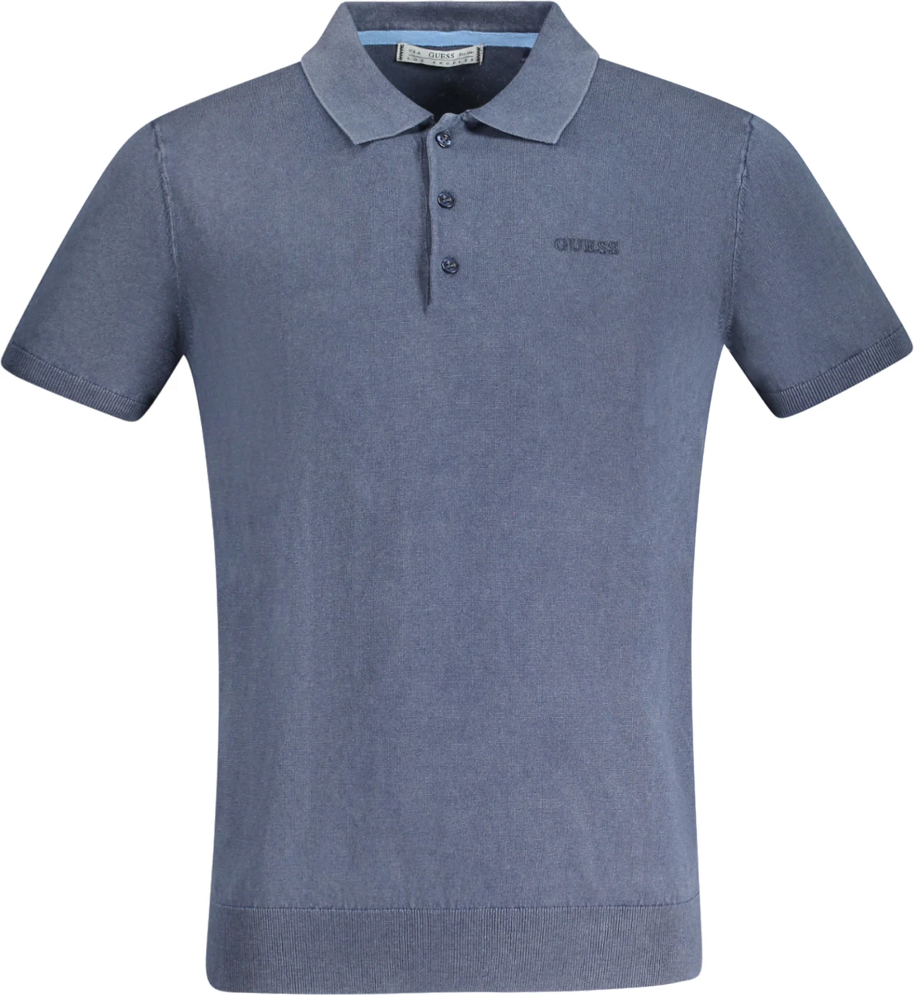 Maicë polo GUESS JEANS meshkuj, kaltër