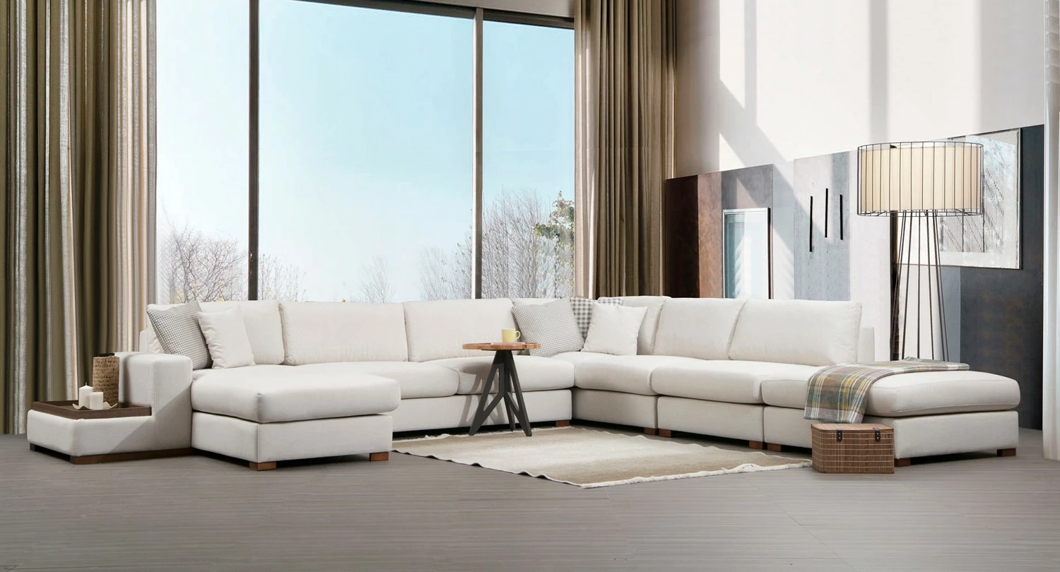 Këndore Atelier del Sofa, Loop 11, ngjyrë bezhë, set