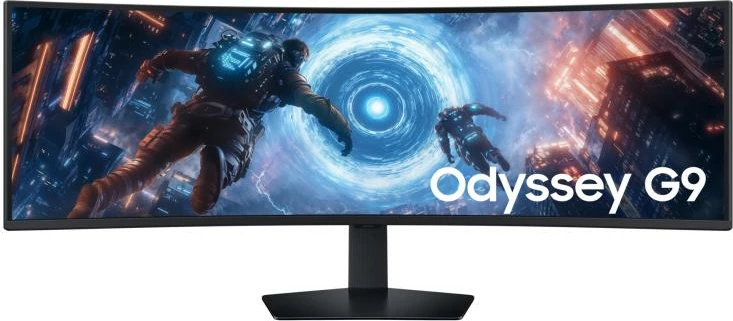 Monitor Samsung Odyssey G9 S49FG912EU (LS49FG912EUXEN) 46" ultrawide i lakuar TFT/LCD, e zezë