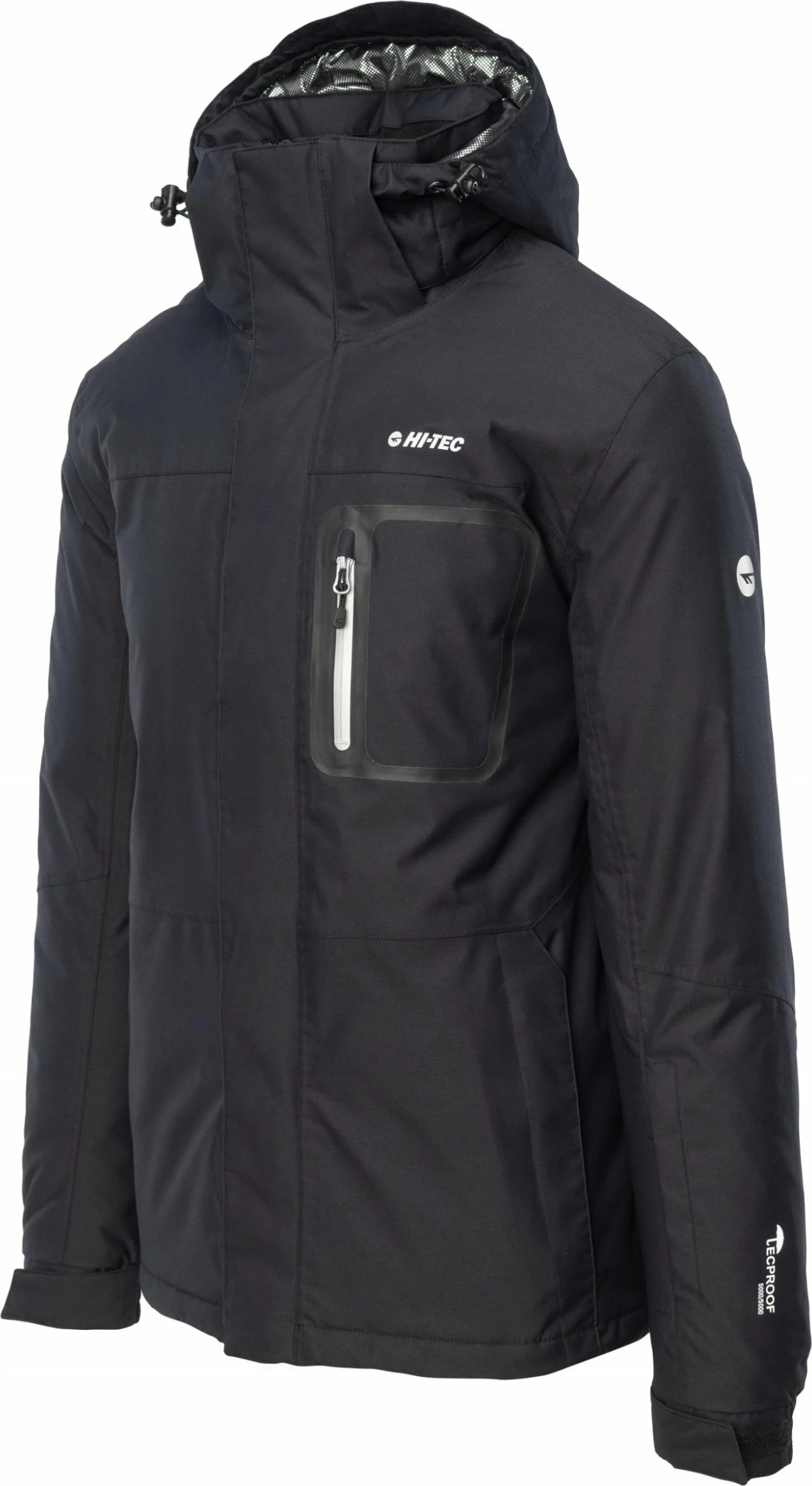 Xhaketë skijimi për meshkuj Hi-Tec BICCO II, e izoluar, TecProof 5000/5000, XL, e zezë