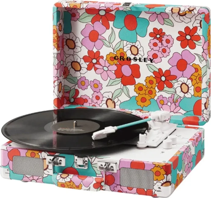 Crosley Gramofon+Bluetooth Cruiser Plus Groovy Floral Cr8005F-Gf4