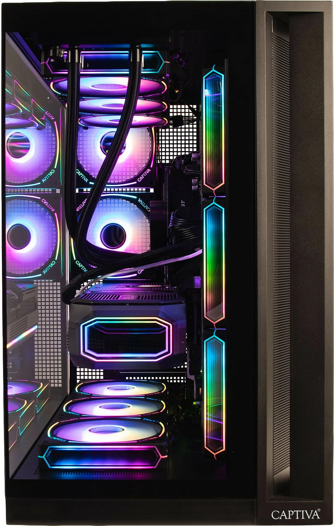 Kompjuter Captiva Highend Gaming I10-2668 CU7 270K Plus, 32GB RAM Memorje, 1TB SSD, GeForce RTX 5070 Ti, Windows 11 Home