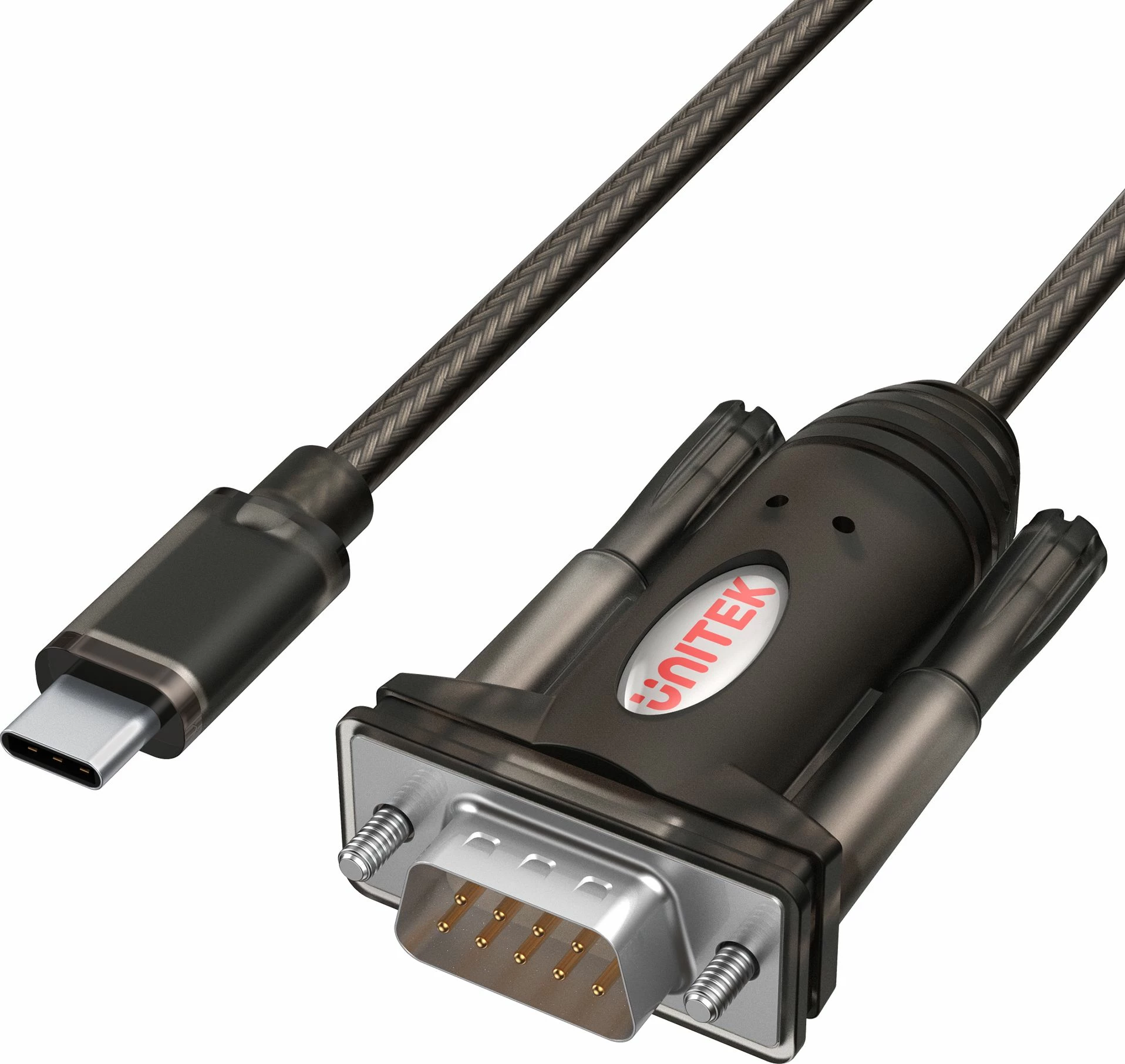 Kabllo adapter USB-C në RS-232 Unitek Y-1105K 1.5 m, e zezë