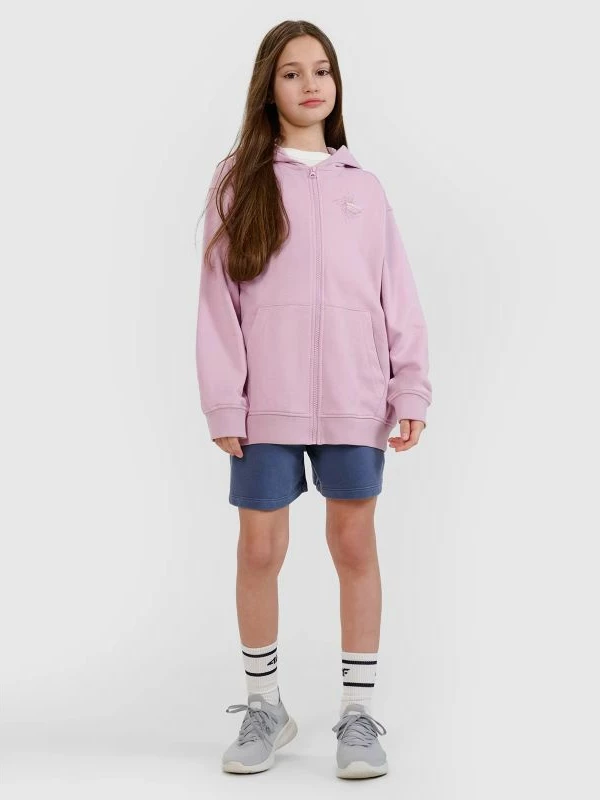 Duks për vajza 4F, me kapuç