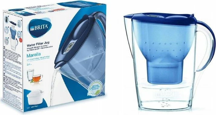 ibrik filtrues uji BRITA Marella + 1 Maxtra Pro, 2.4l, grafit