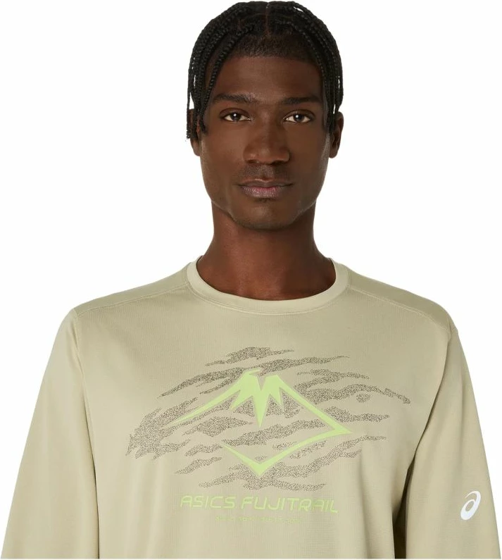 Maicë me mëngë të gjata Asics, e gjelbër