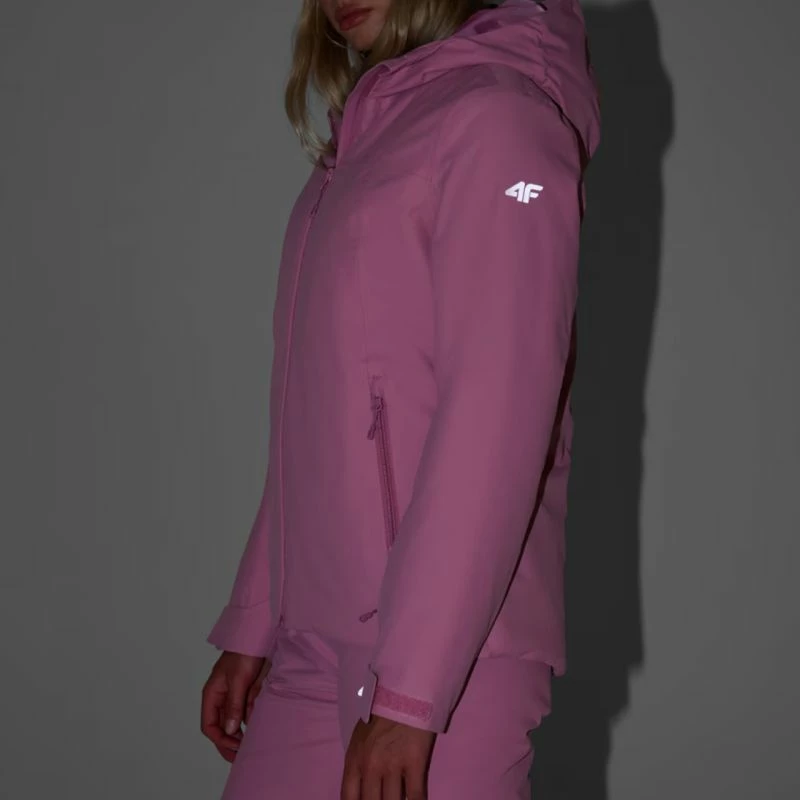 Jakne skijimi për femra 4F, rozë