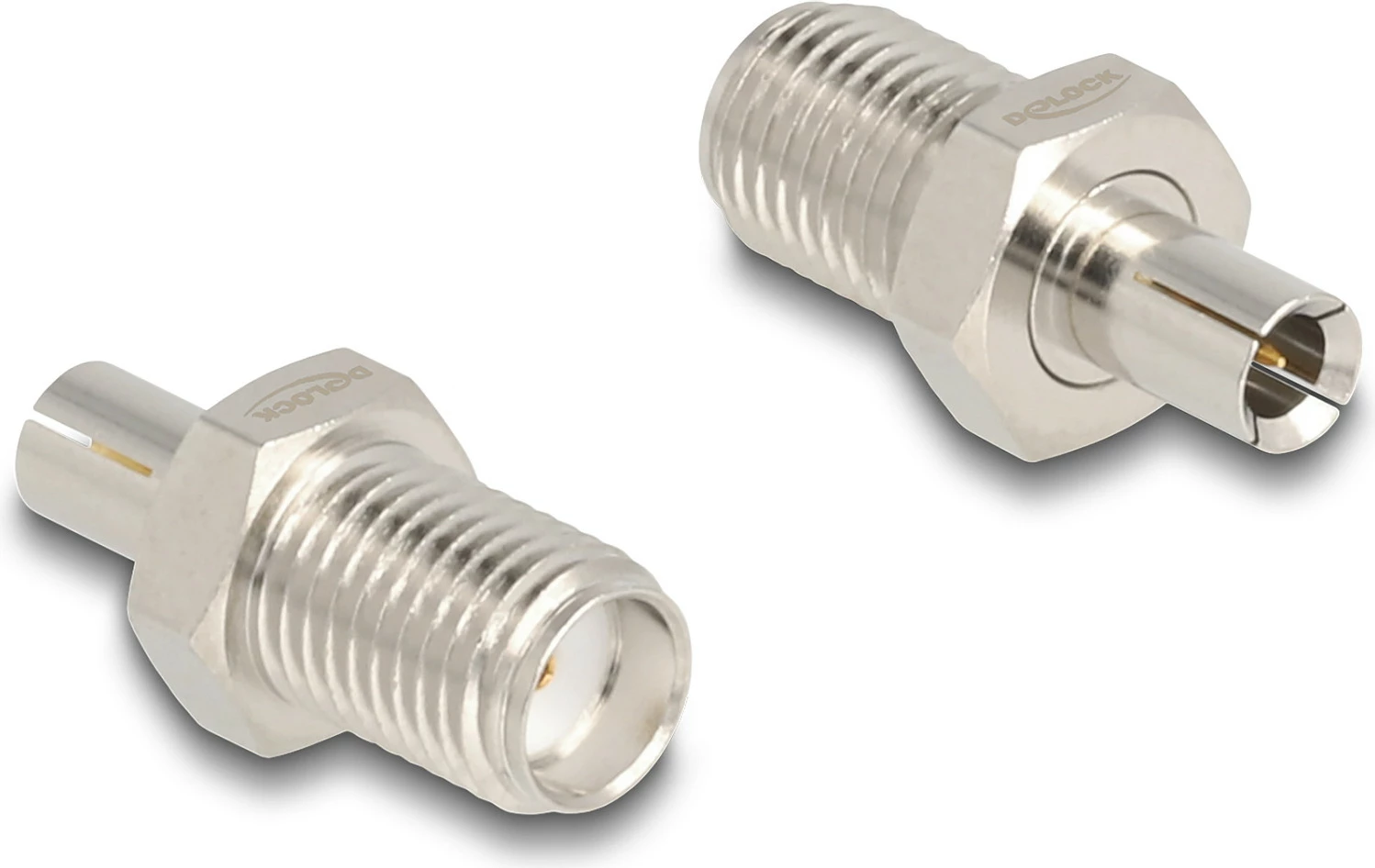 Adapter DeLOCK SMA në TS9, 50Ω, 8 mm, argjendtë