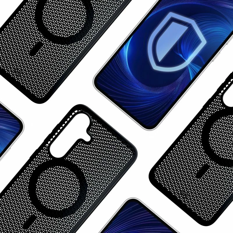 Maskë telefoni 3mk COOLing MagCase për Samsung Galaxy S24+, e zezë