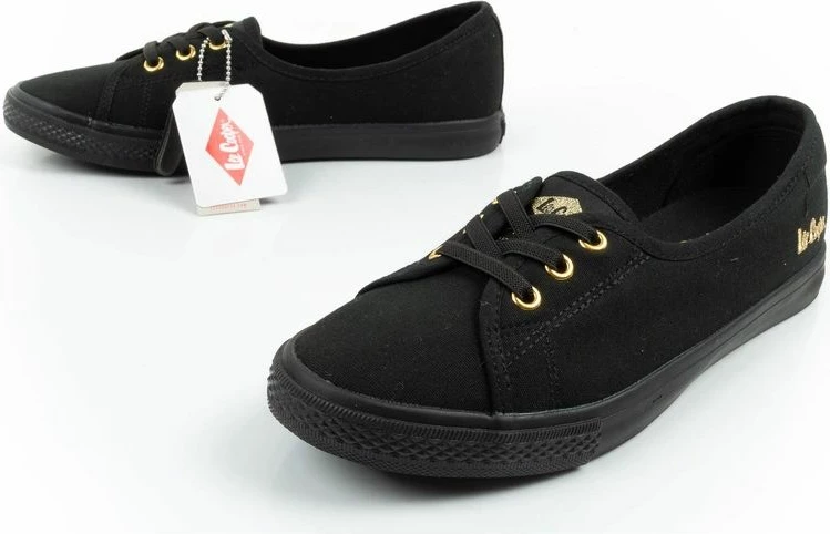 Atlete femra Lee Cooper slip-on ballet flats, të zeza [Madhësia: 39]