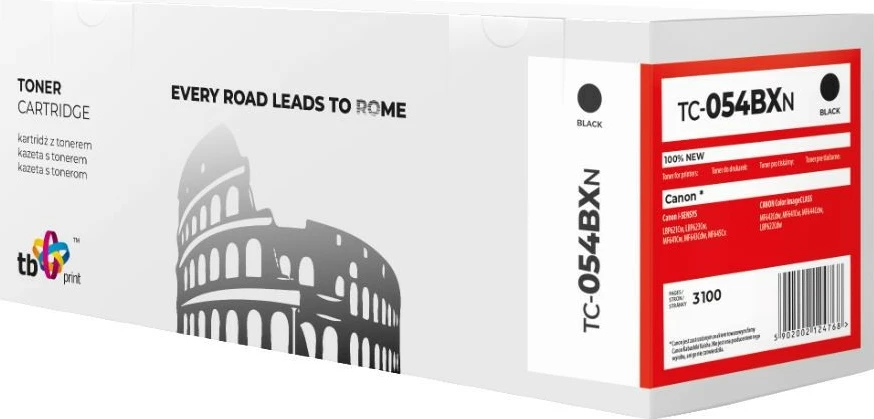 Toner TB Print TC-054BXN për Canon, i zi, 3100 faqe