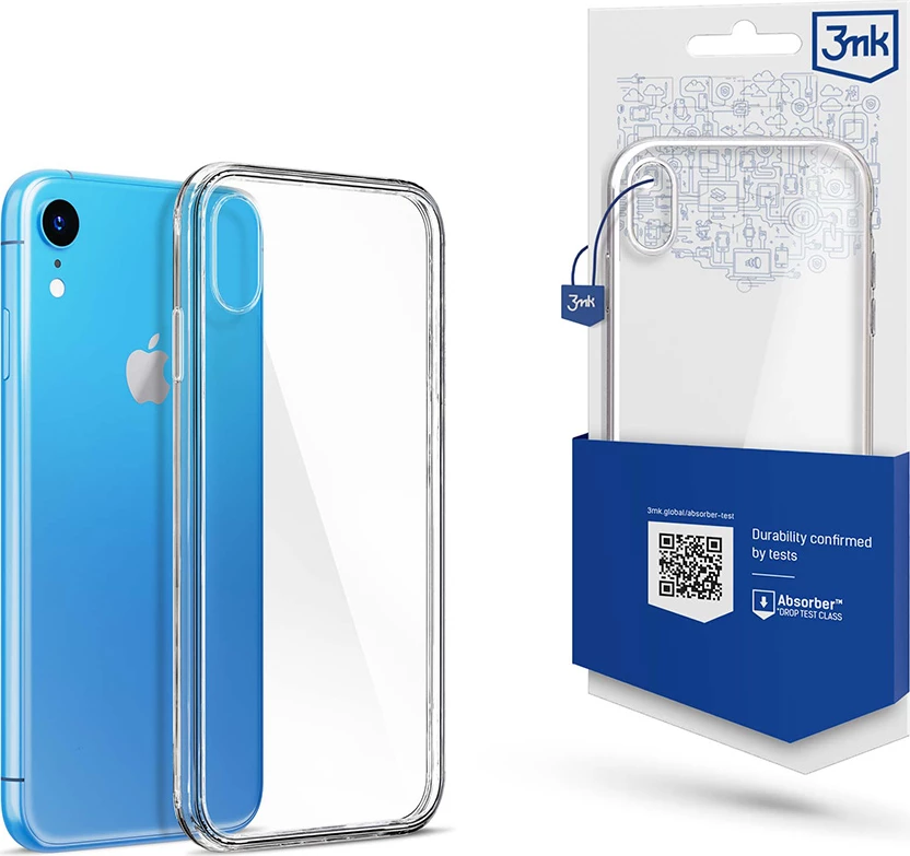 Mbështjellës 3mk Clear Case për iPhone XR, transparent